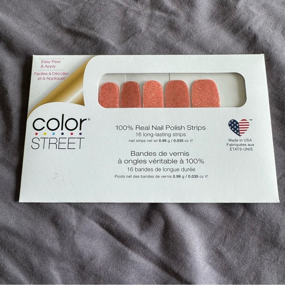 *Retired* Color Street: Seattle Royale | Copper Gold Glitter Orange Fall - Picture 3 of 14